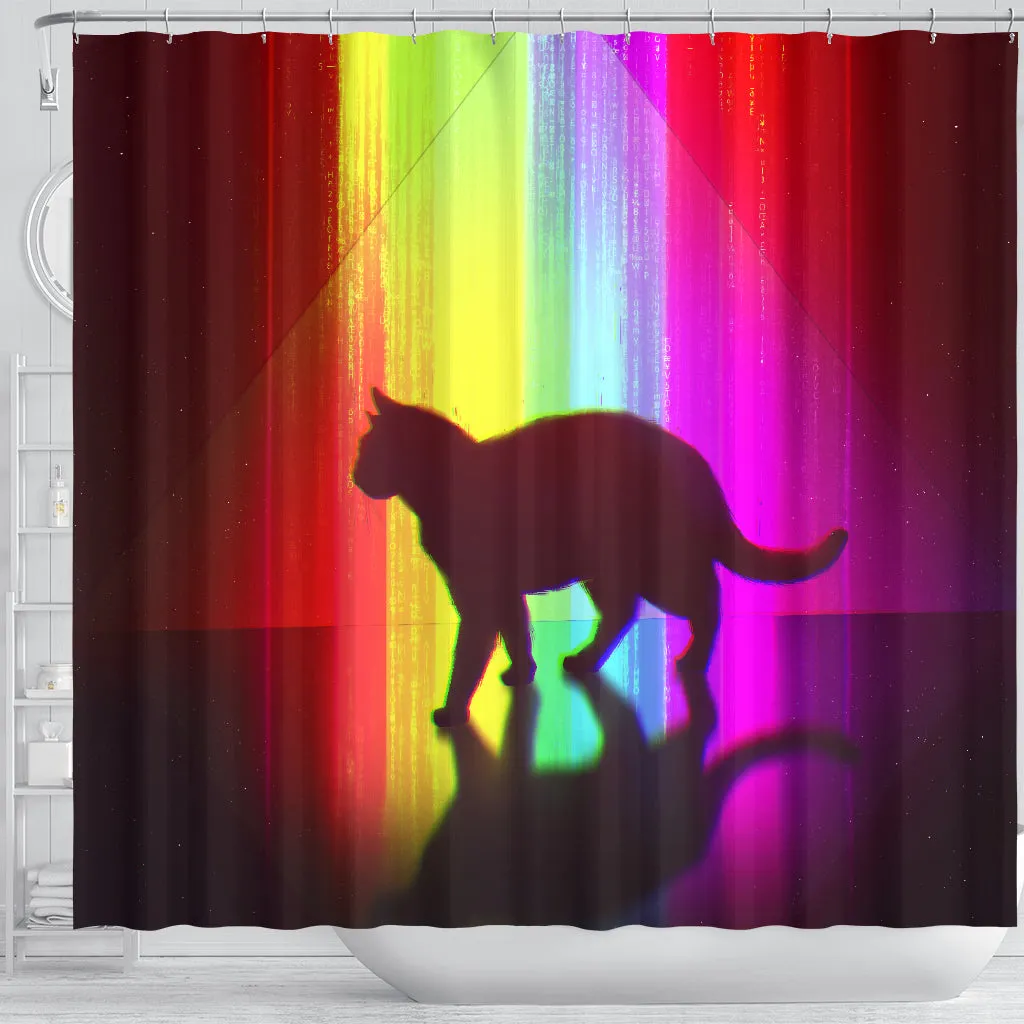 PSY CAT SHOWER CURTAIN | PHAZED