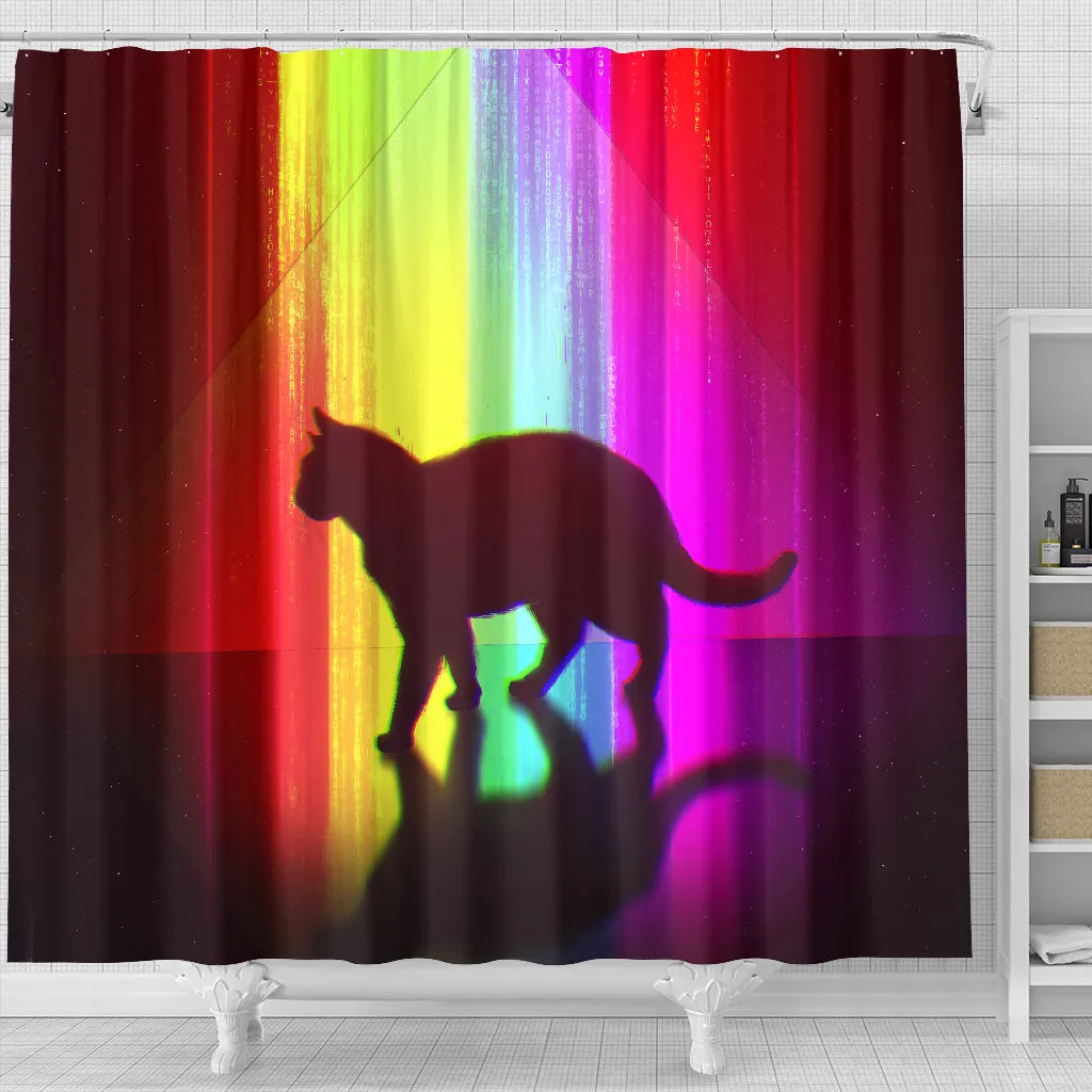 PSY CAT SHOWER CURTAIN | PHAZED