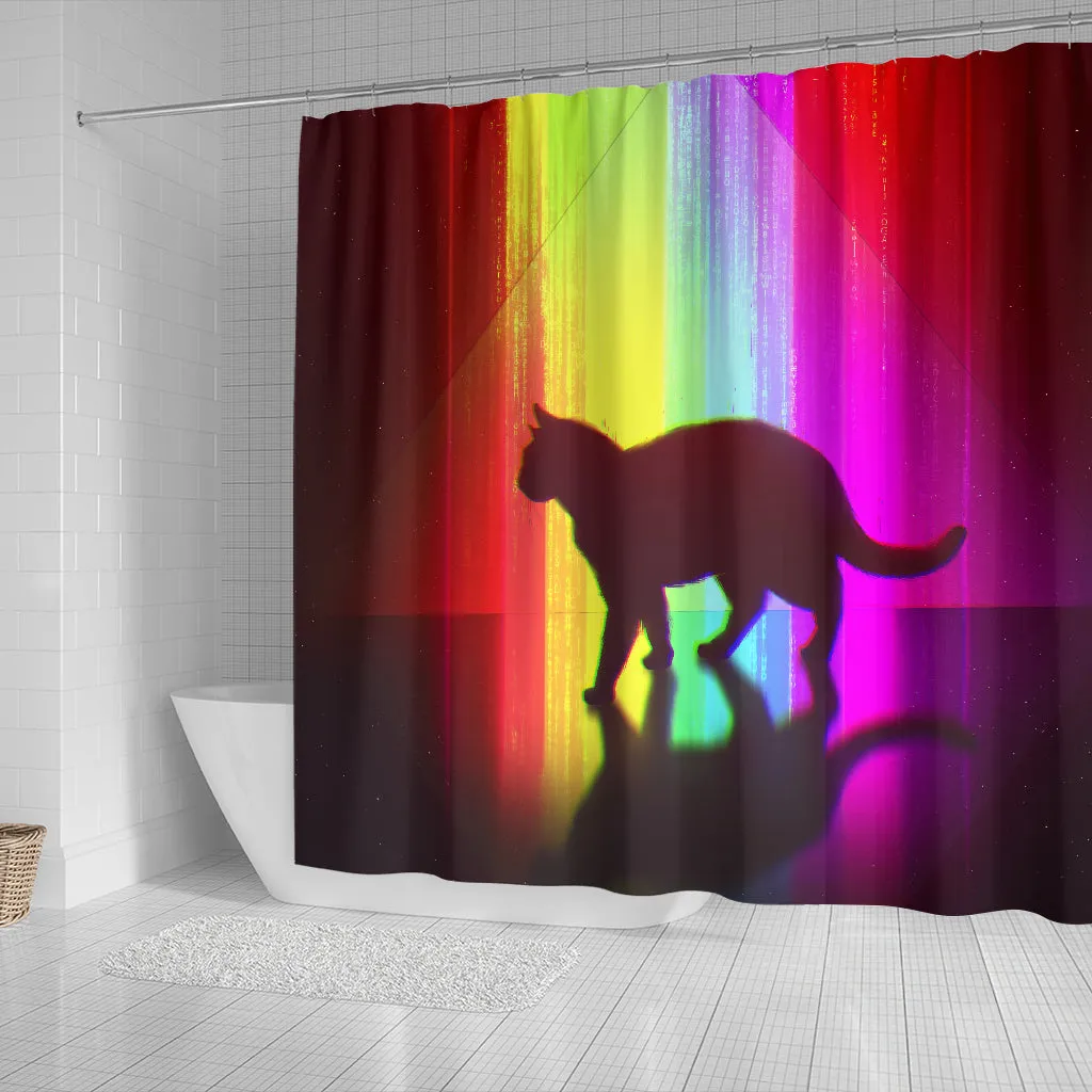 PSY CAT SHOWER CURTAIN | PHAZED