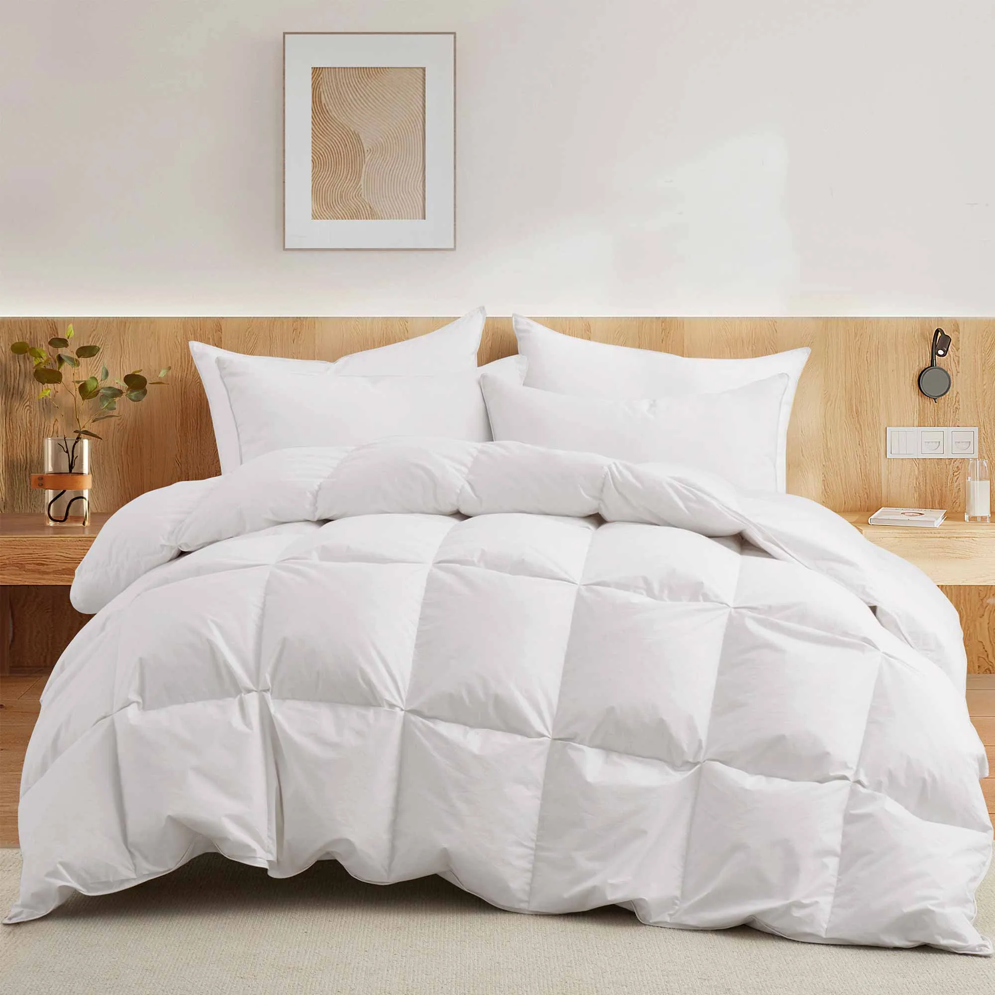 Puredown Essential Comforter Set Bundle