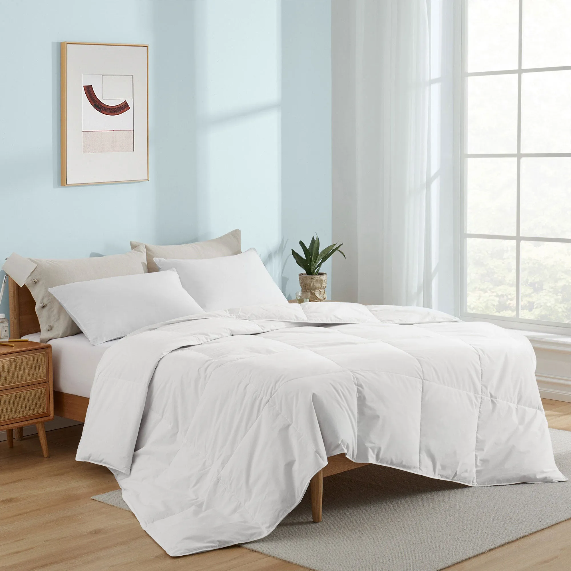 Puredown UltraFeather Comforter, Duvet Insert or Stand-Alone Comforter, Machine Washable