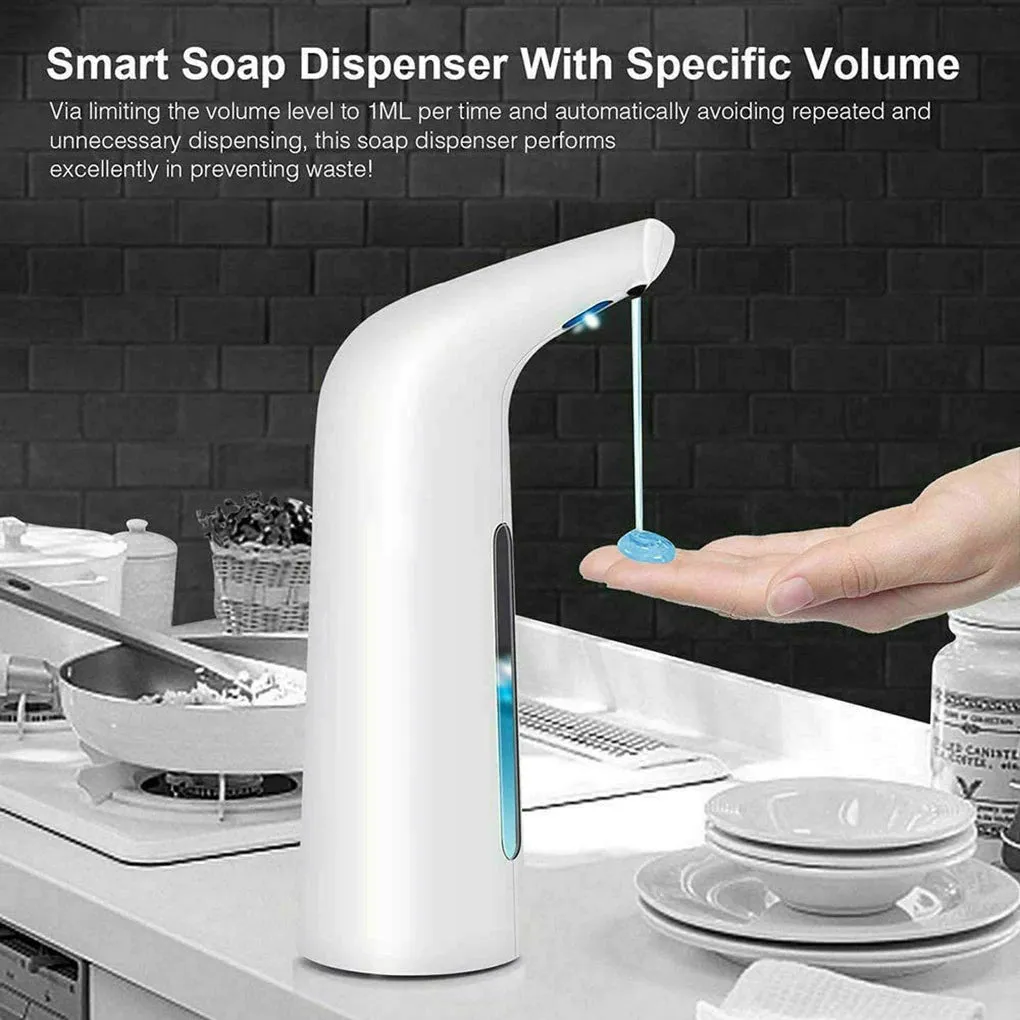 "Hygienic Hands in Seconds! 400ml Touchless Gel Dispenser - Automatic Infrared Sensor, Perfect for Kitchen & Bathroom"