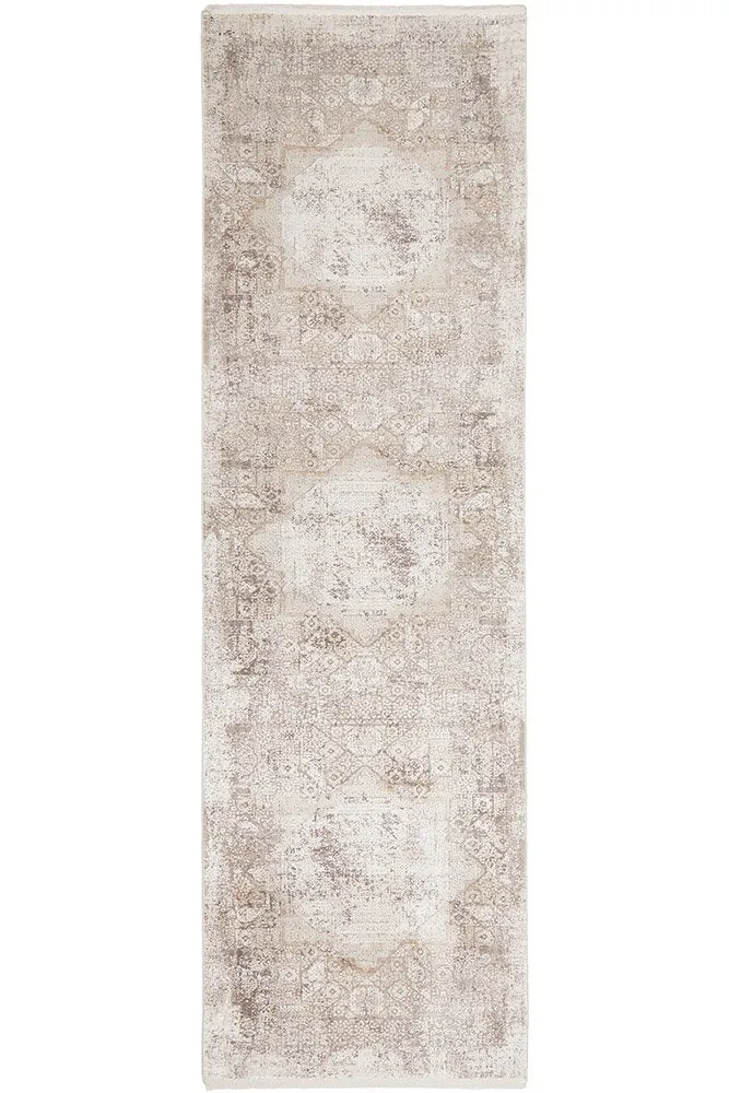 Reflections 110 Runner Rug (Stone) by Rug Culture