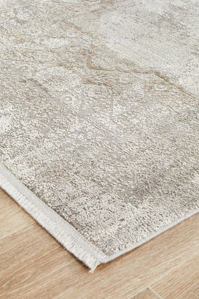 Reflections 110 Runner Rug (Stone) by Rug Culture