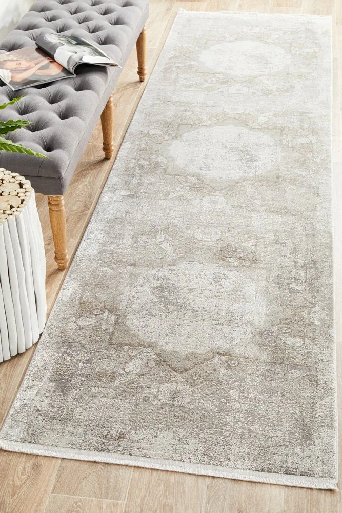 Reflections 110 Runner Rug (Stone) by Rug Culture