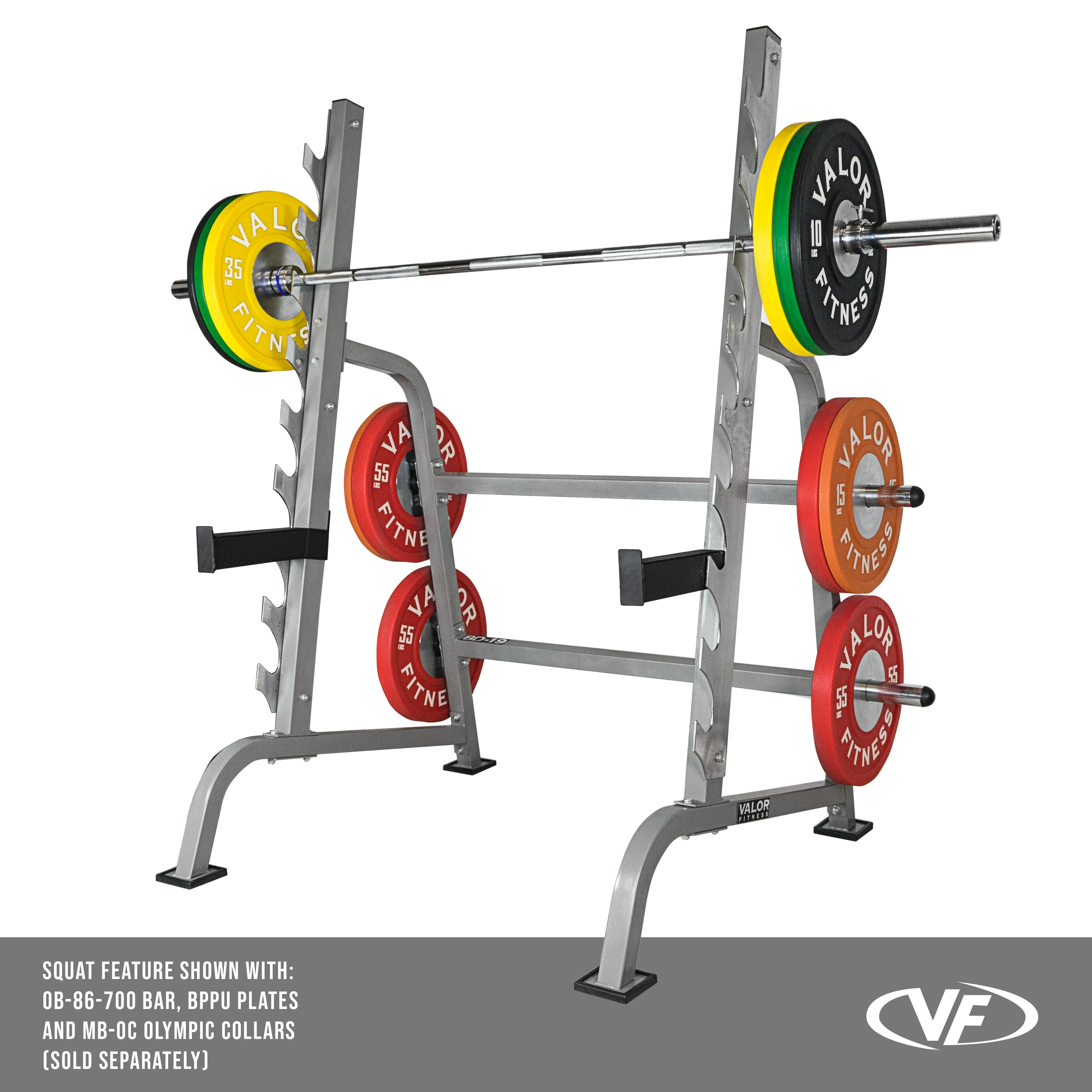 Sawtooth Squat Rack - Bench Press w/ Plate Storage