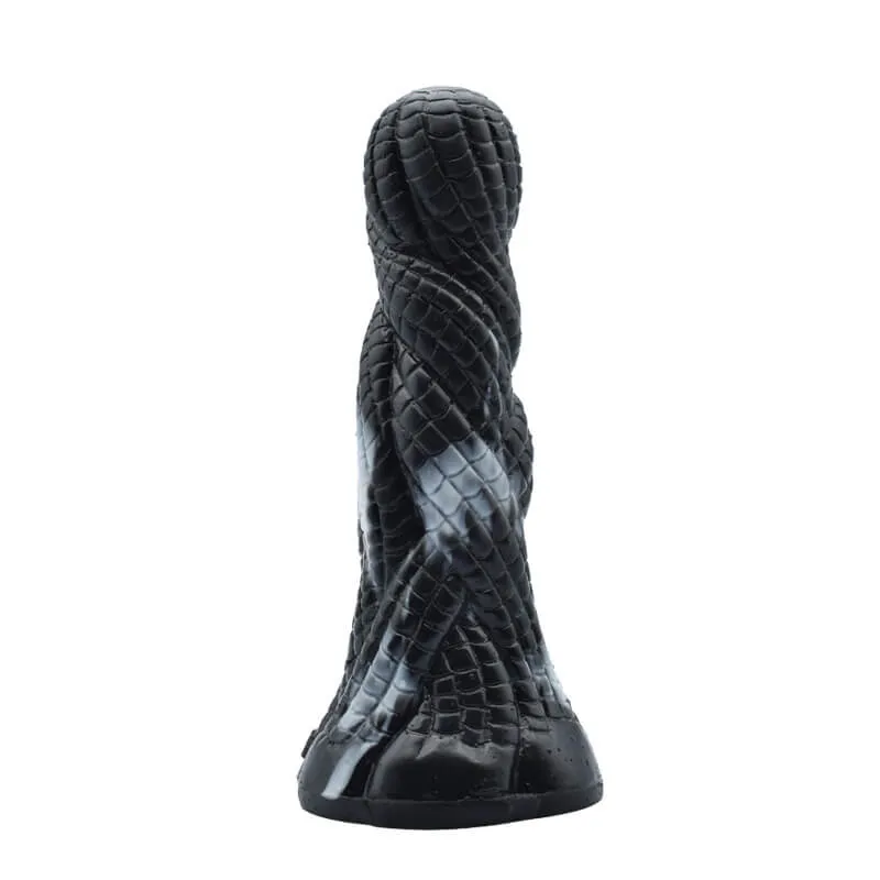 Simulation Snake Pattern Luminous Dildo Silicone Animal Butt Plug