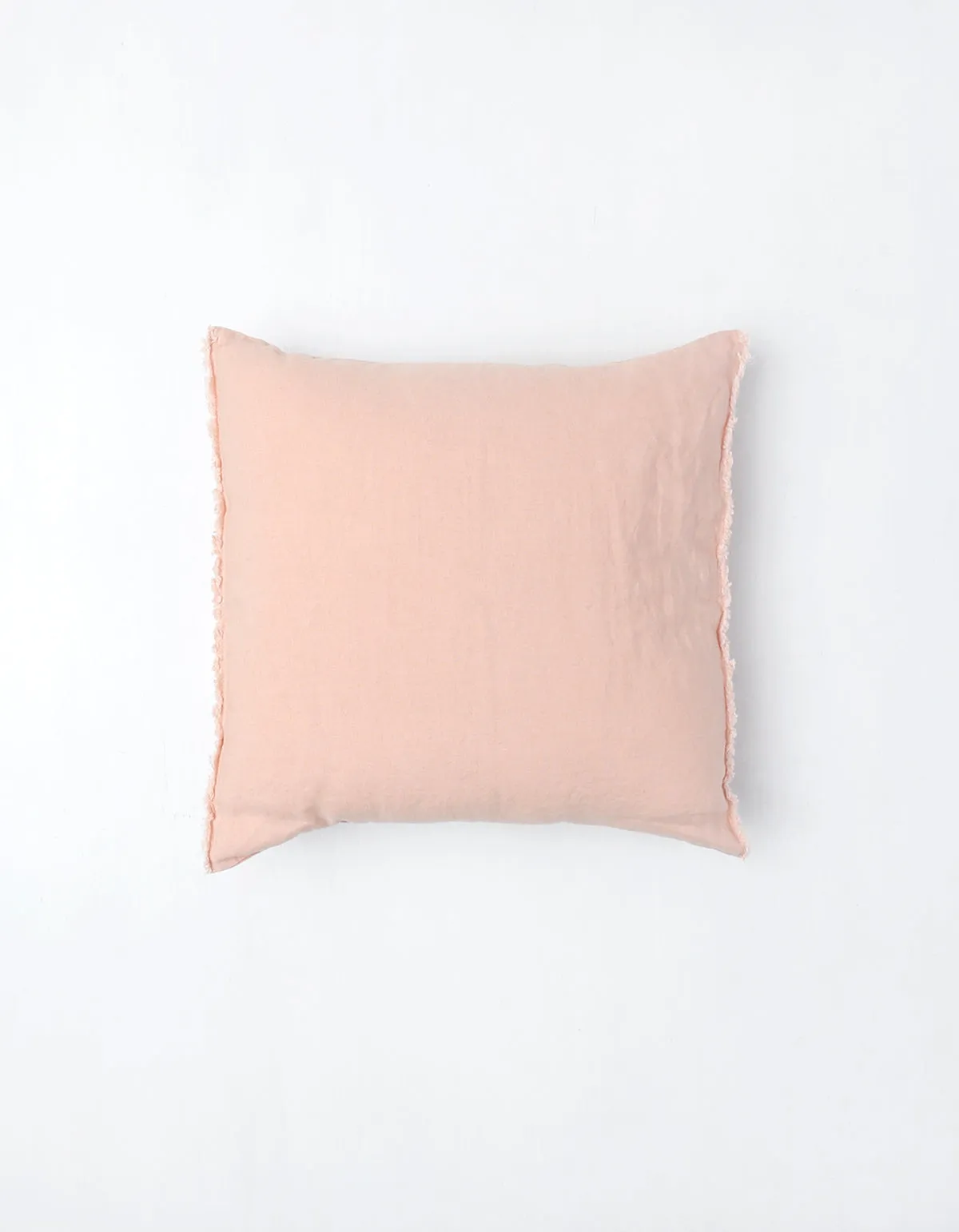 Small Stonewashed Natural Linen Pillow