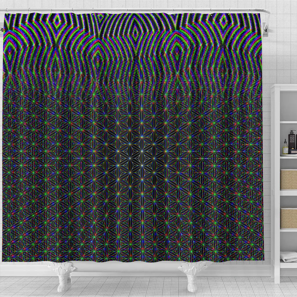 Starflow | Shower Curtain | Hakan Hisim