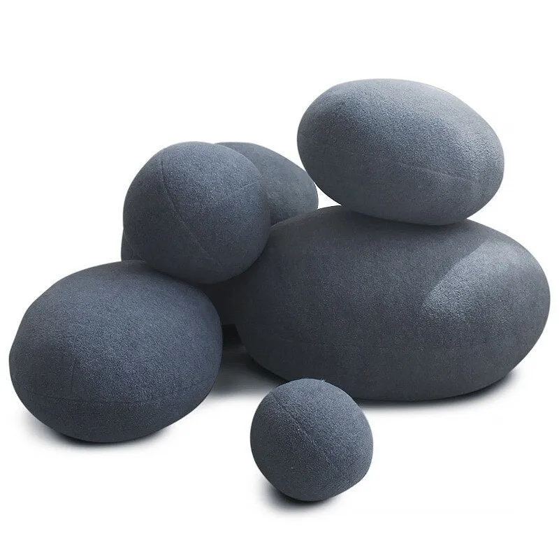 Stone Pebble Pillows