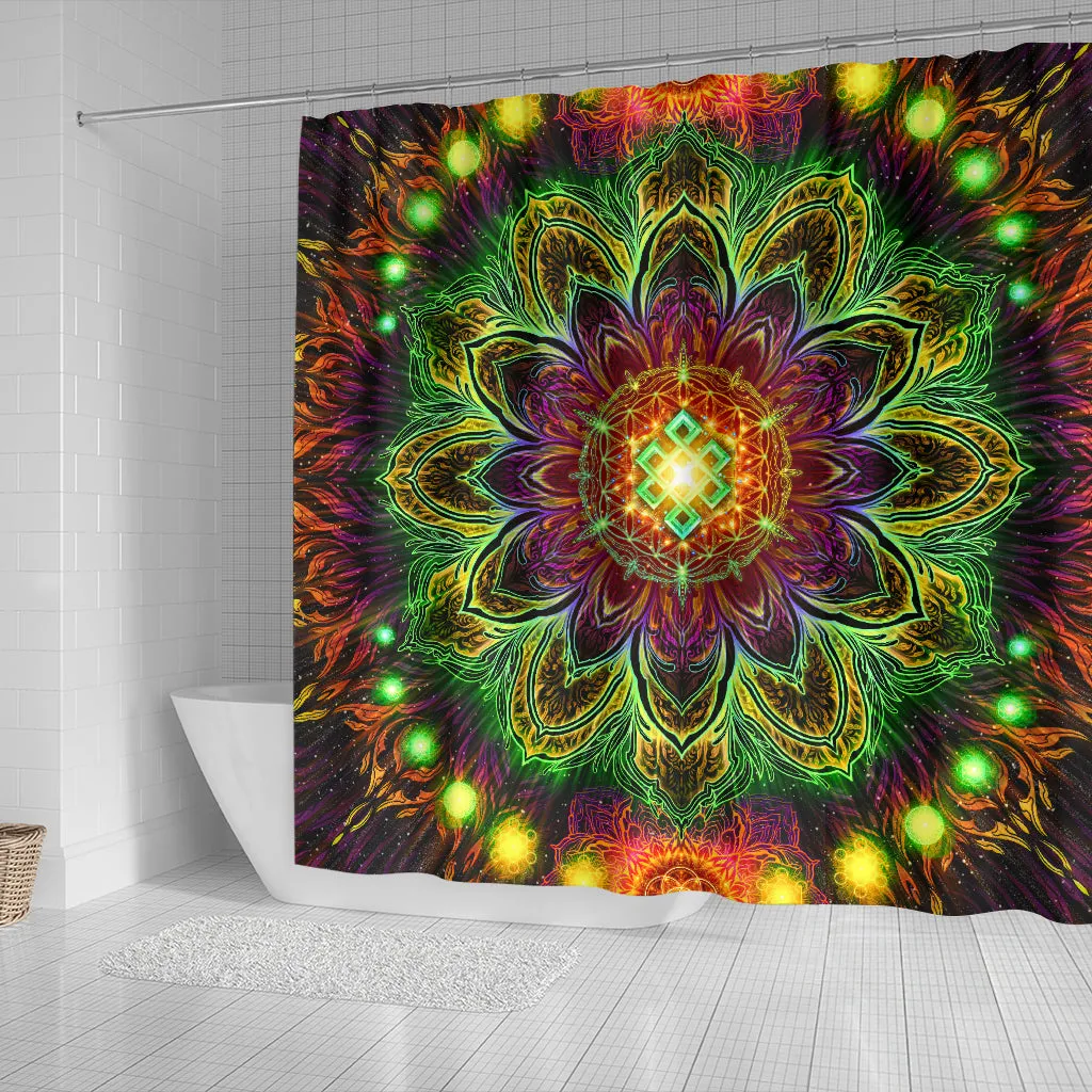 The Endless Dimension Shower Curtain | Yantrart