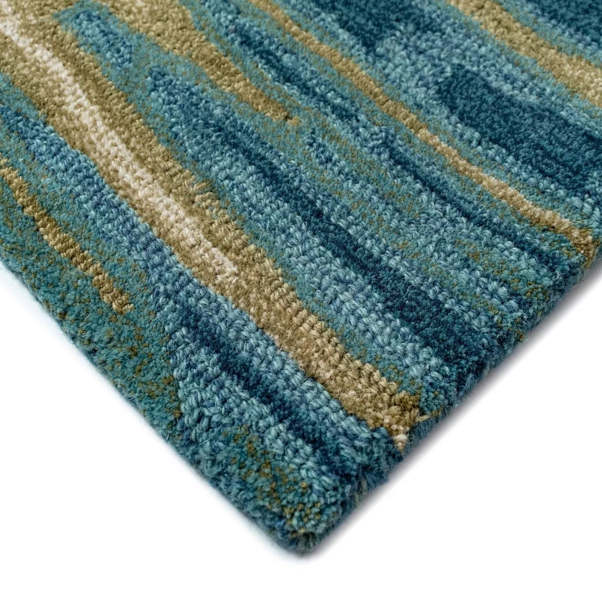 Trans-Ocean CORSICA Indoor Hand Tufted Wool Plush Areaa Rug  - Ocean