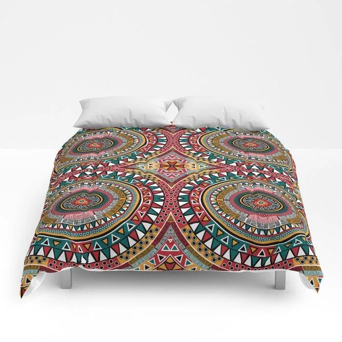 Tribal Kaleidoscope Bespoke Comforters