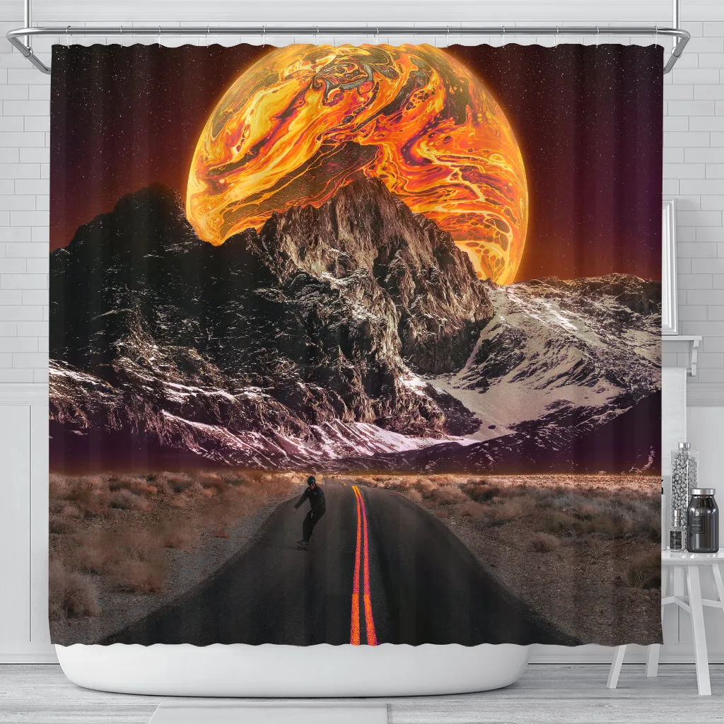 Under The Sun Shower Curtain | Geoglyser