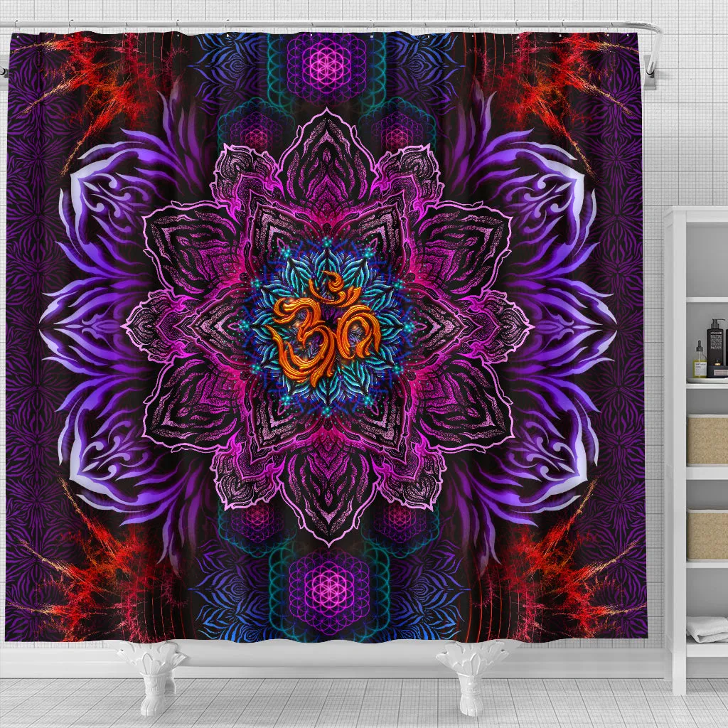 Universal Resonance Shower Curtain | Yantrart