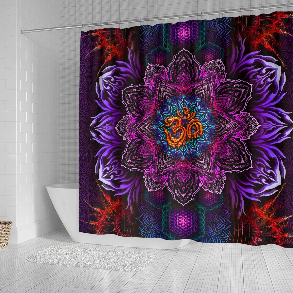 Universal Resonance Shower Curtain | Yantrart