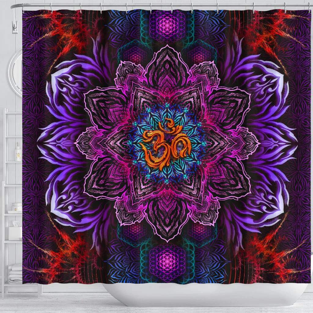 Universal Resonance Shower Curtain | Yantrart