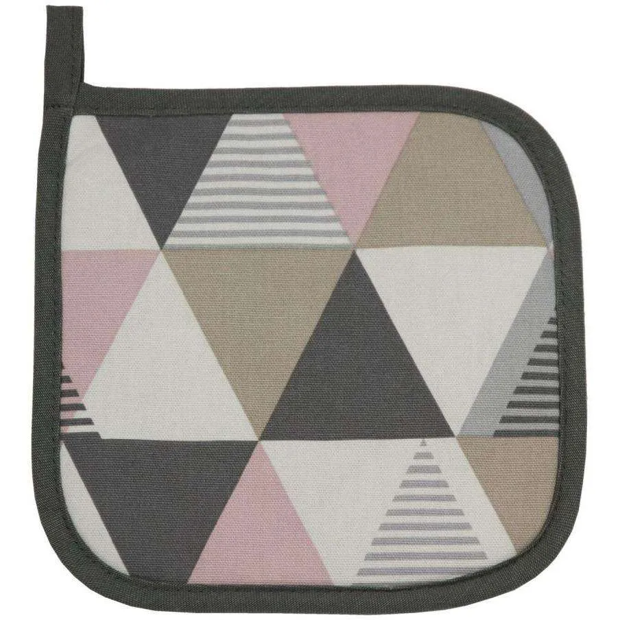 Vita Pink Cotton Print Oven Trivet