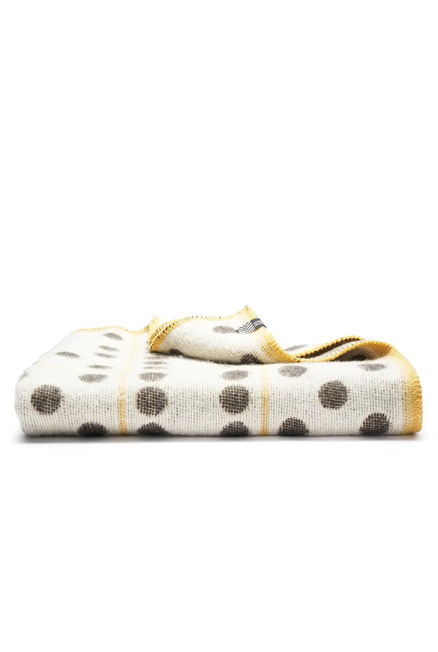 Wool Blanket "Domino" by Céline Cornu